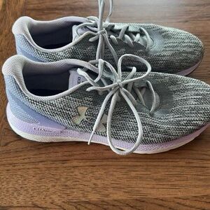 Under Armour Gray Sneakers with Breathable Knit Upper